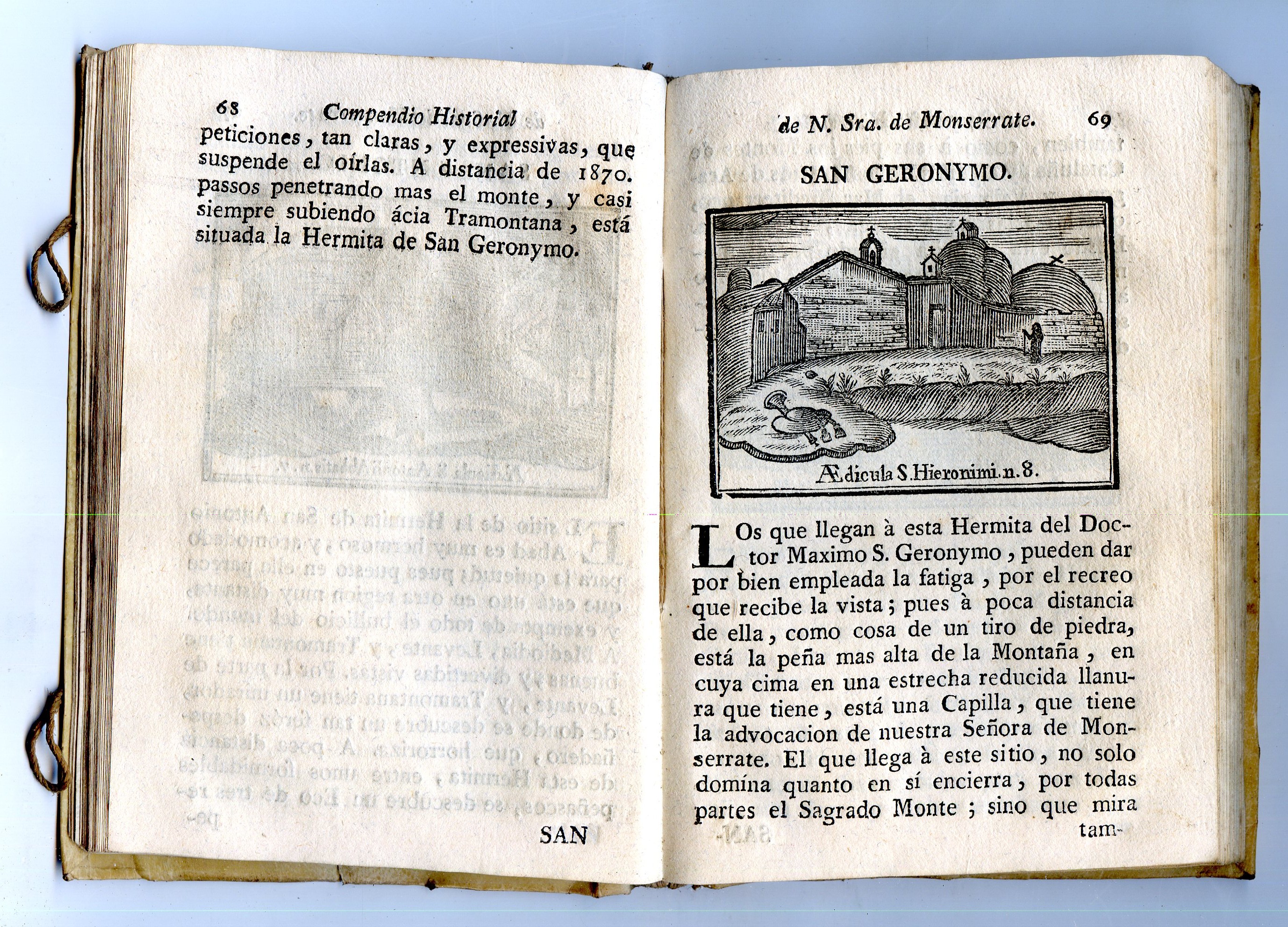 Compendio historial, ó relación breve, y verídica del portentoso santuario, y camara angelical de nuestra señora de Monserrate.Dirigido a los piadosos devotos afectos de aquellas personas, que desean verle,y no se les proporciona la fortuna de conseguirlo - Miniatura 5